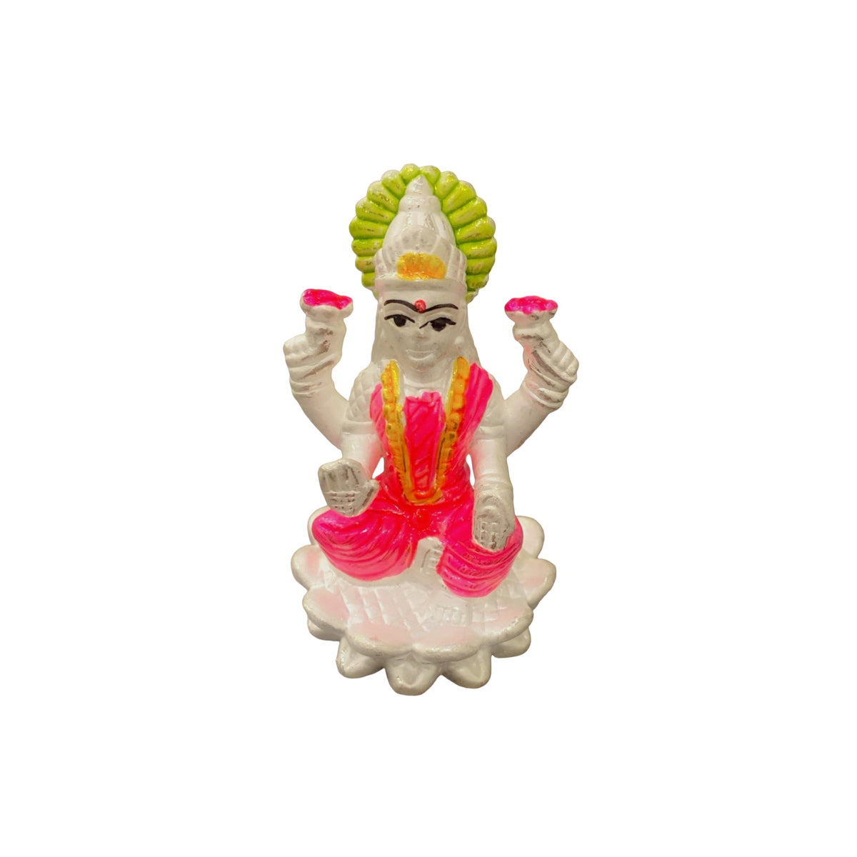 Pure 925 Chandi Maa Lakshmi Murti - Lotus Kamal Aasan