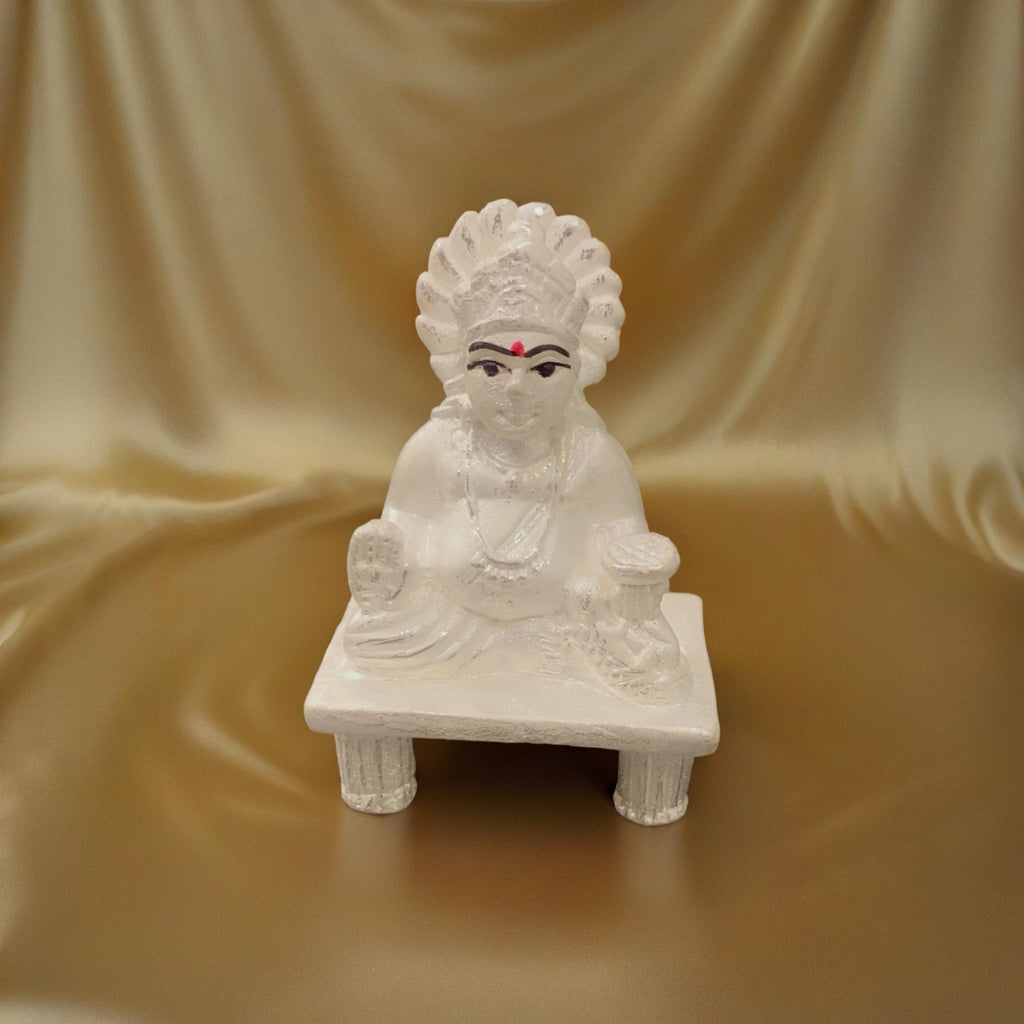 Pure 925 Chandi Kuber Ji Maharaj Idol - Dhan Ke Devta