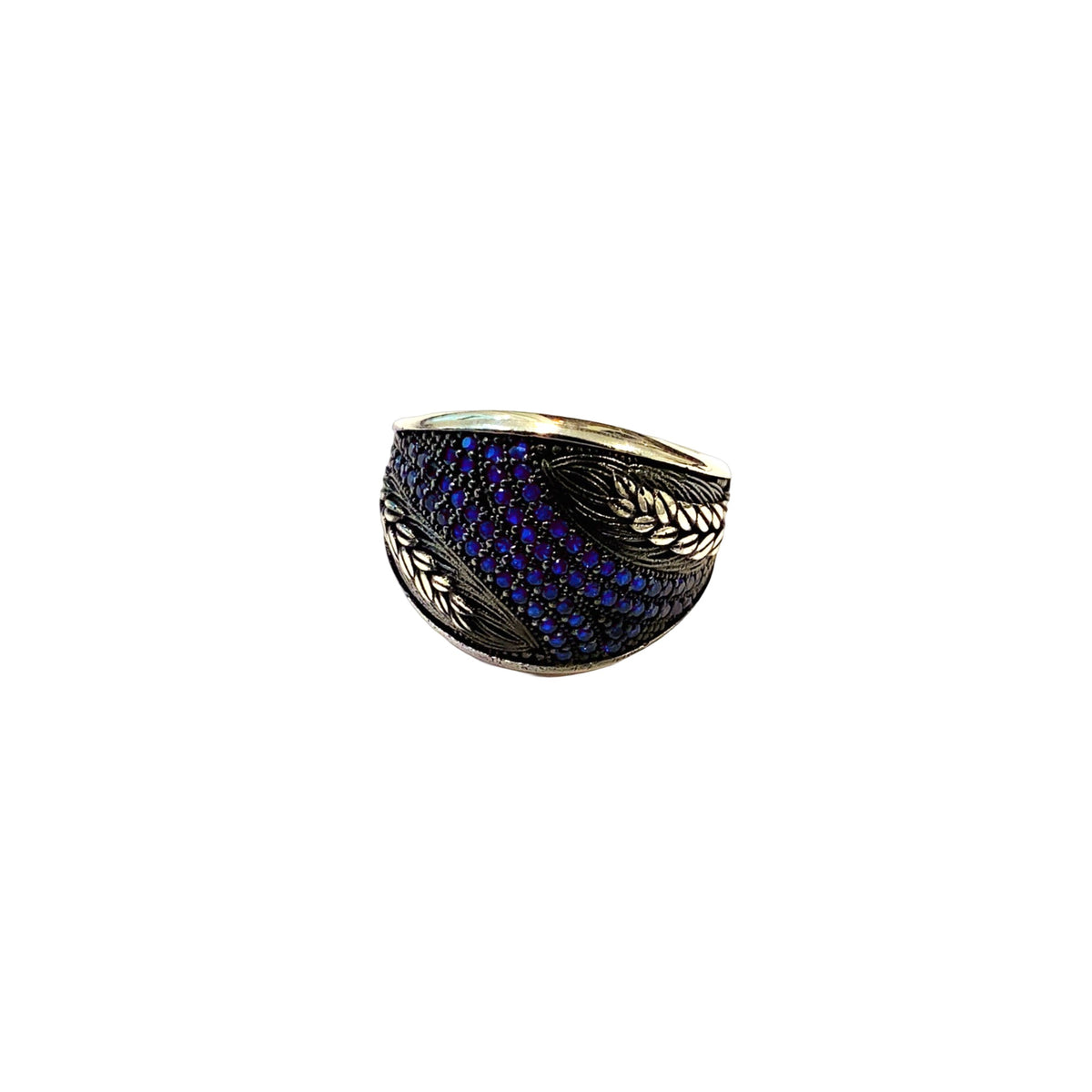 The Midnight Feather Ring