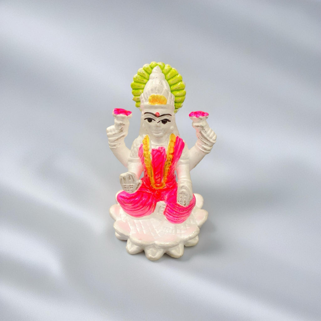 Pure 925 Chandi Maa Lakshmi Murti - Lotus Kamal Aasan
