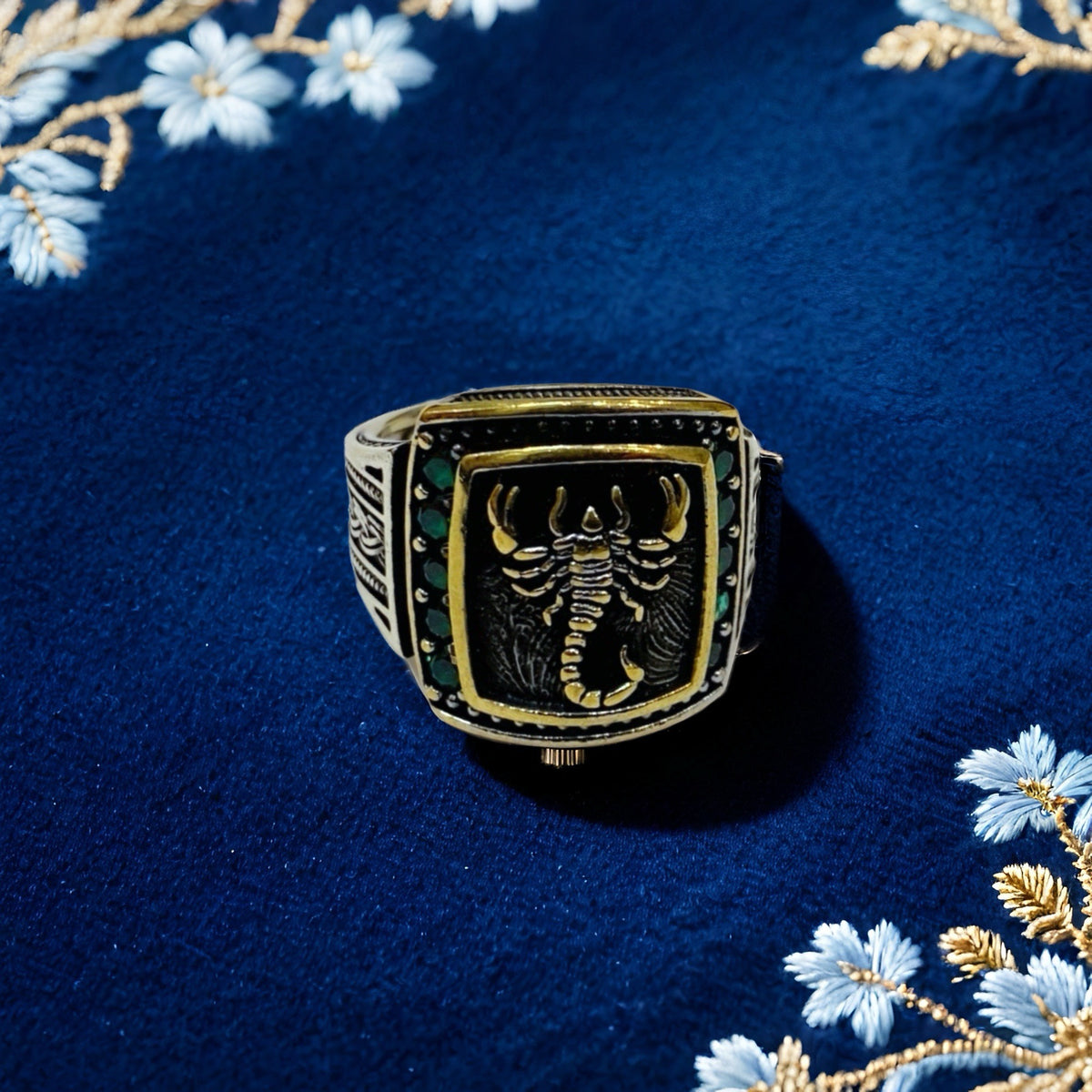 The Scorpio Guardian - Turkish Signet Ring